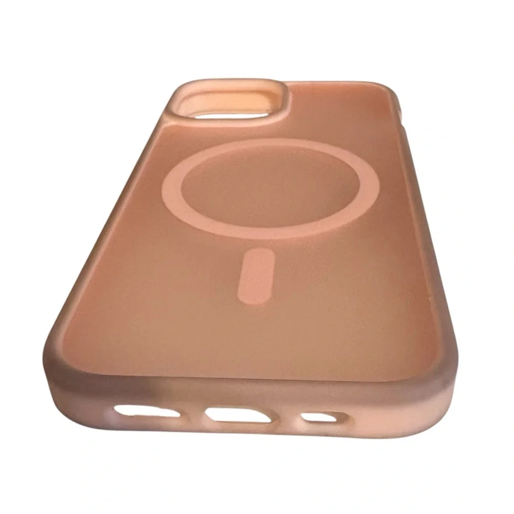 Iphone 14 Pink Magnetic Strip Iphone Case